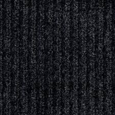 Carpet Hallway Runner - Charcoal Rib 67cm wide